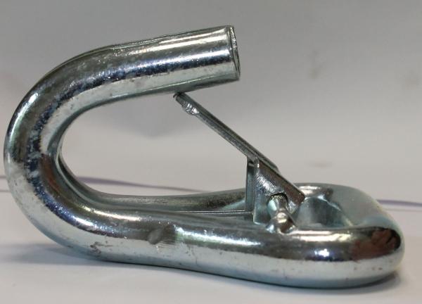 Spitzhaken mit Sicherung (für 50 mm Gewebe)